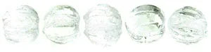 Tjeckiska Melon Round - Crystal 3mm 50-pack Hilmas Pyssel
