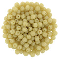 Tjeckiska Melon Round - Antique Beige 3mm 50-pack Hilmas Pyssel