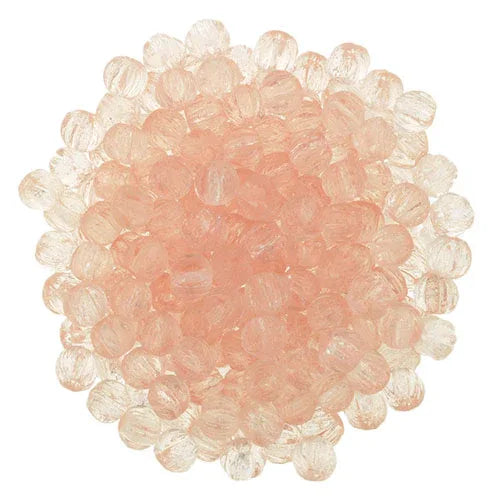 Tjeckiska Melon Round - Rosaline 3mm 50-pack Hilmas Pyssel