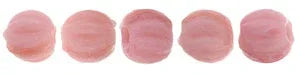 Tjeckiska Melon Round - Coral Pink 3mm 50-pack Hilmas Pyssel