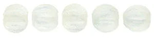 Tjeckiska Melon Round - Sueded Gold Crystal 3mm, 50-pack Hilmas Pyssel