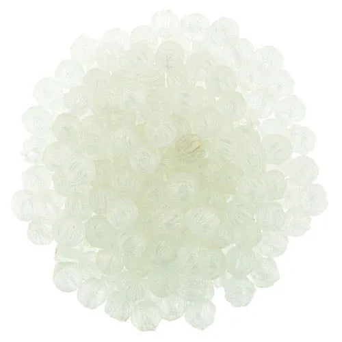 Tjeckiska Melon Round - Sueded Gold Crystal 3mm, 50-pack Hilmas Pyssel