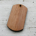 Hänge Trä - Dogtag 49x27mm 1 styck Hilmas Pyssel