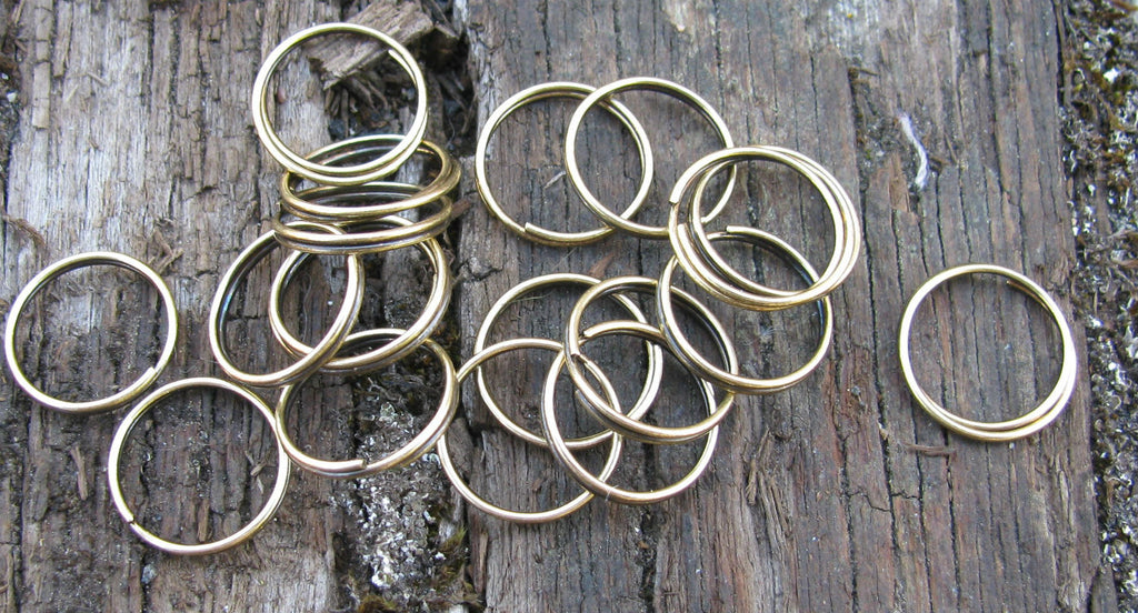 Motringar Bronsfärgade - 12mm, 20-pack Grekisk Metall