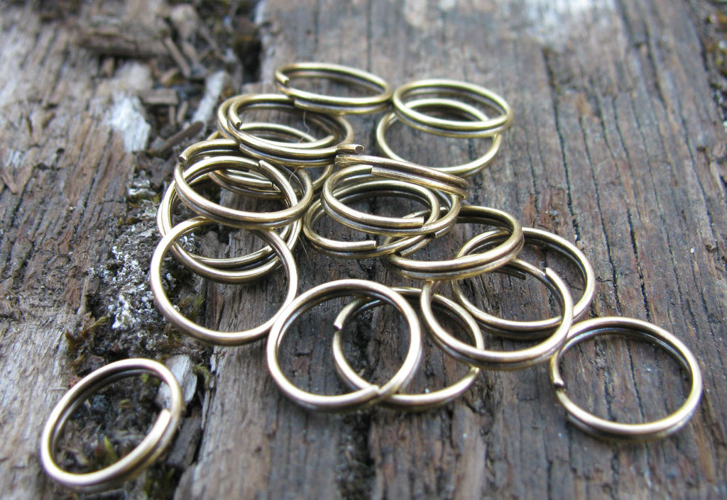 Motringar Bronsfärgade - 10mm, 20-pack Grekisk Metall