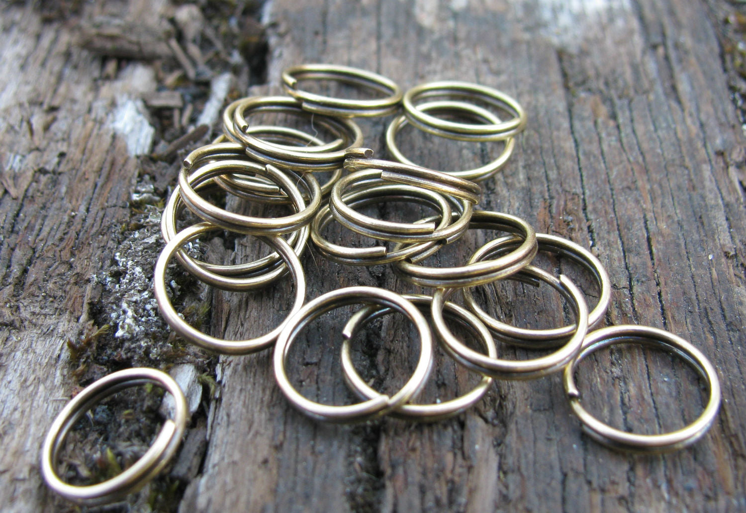 Motringar Bronsfärgade - 10mm, 20-pack Grekisk Metall