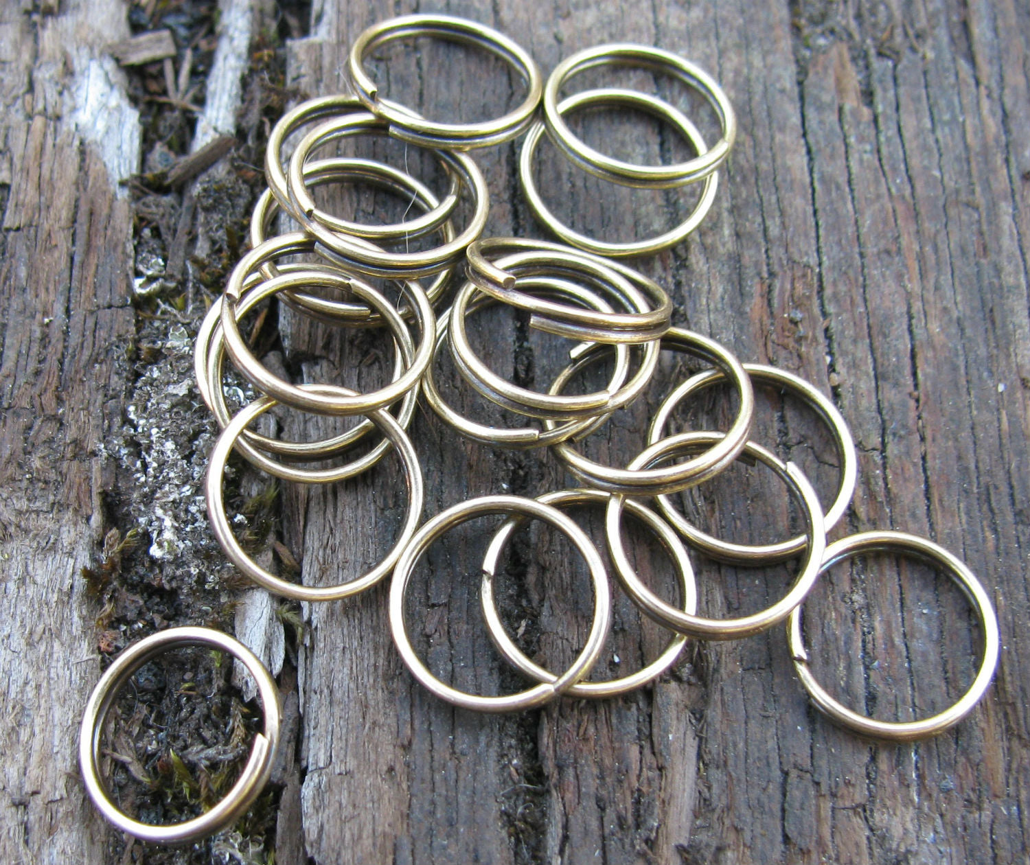 Motringar Bronsfärgade - 10mm, 20-pack Grekisk Metall