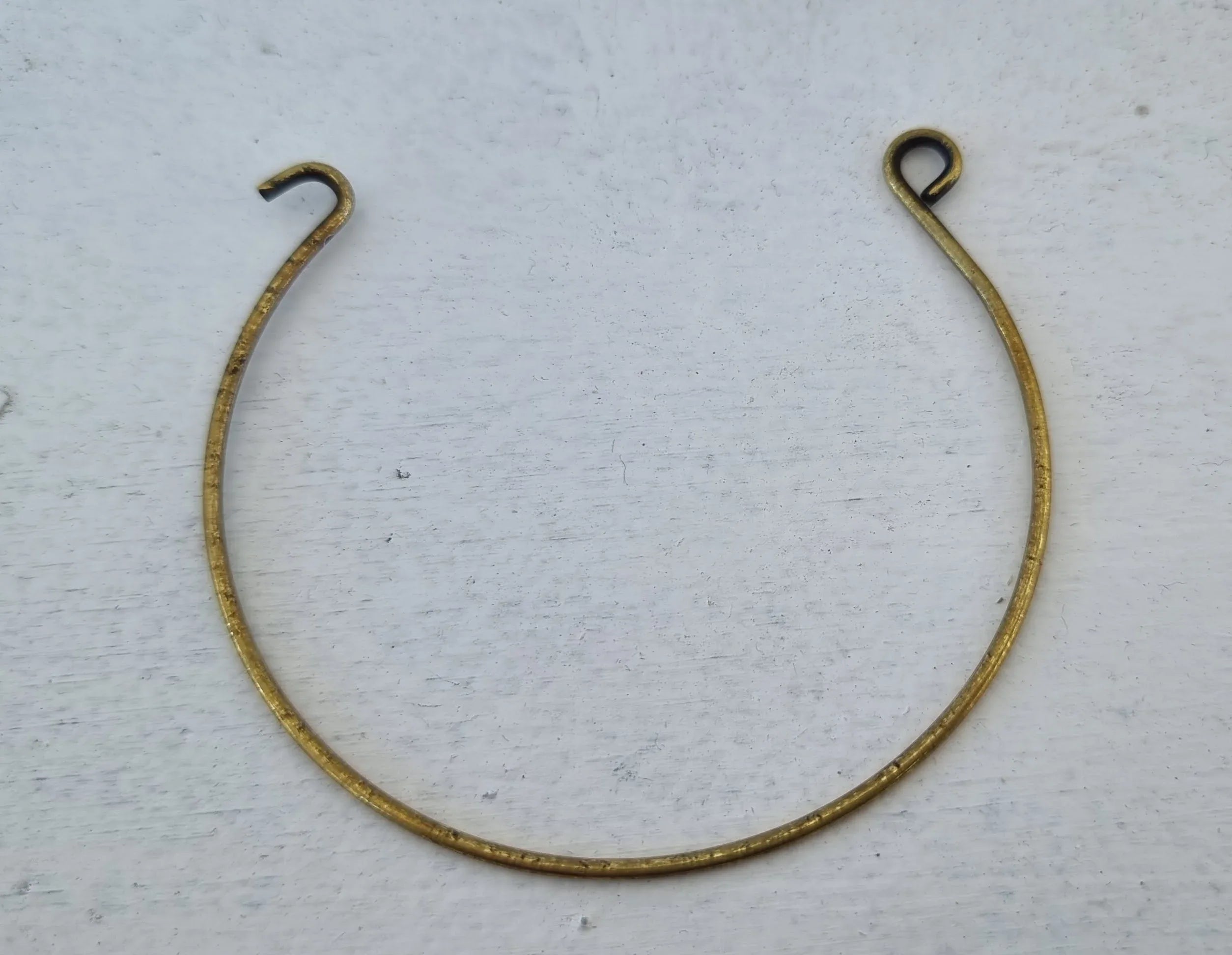 Armbandsstomme Bronsfärgad - med Ögla 1 Styck Grekisk Metall
