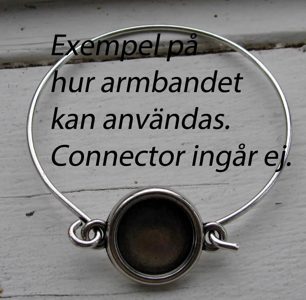 Armbandsstomme Bronsfärgad - med Ögla 1 Styck Grekisk Metall