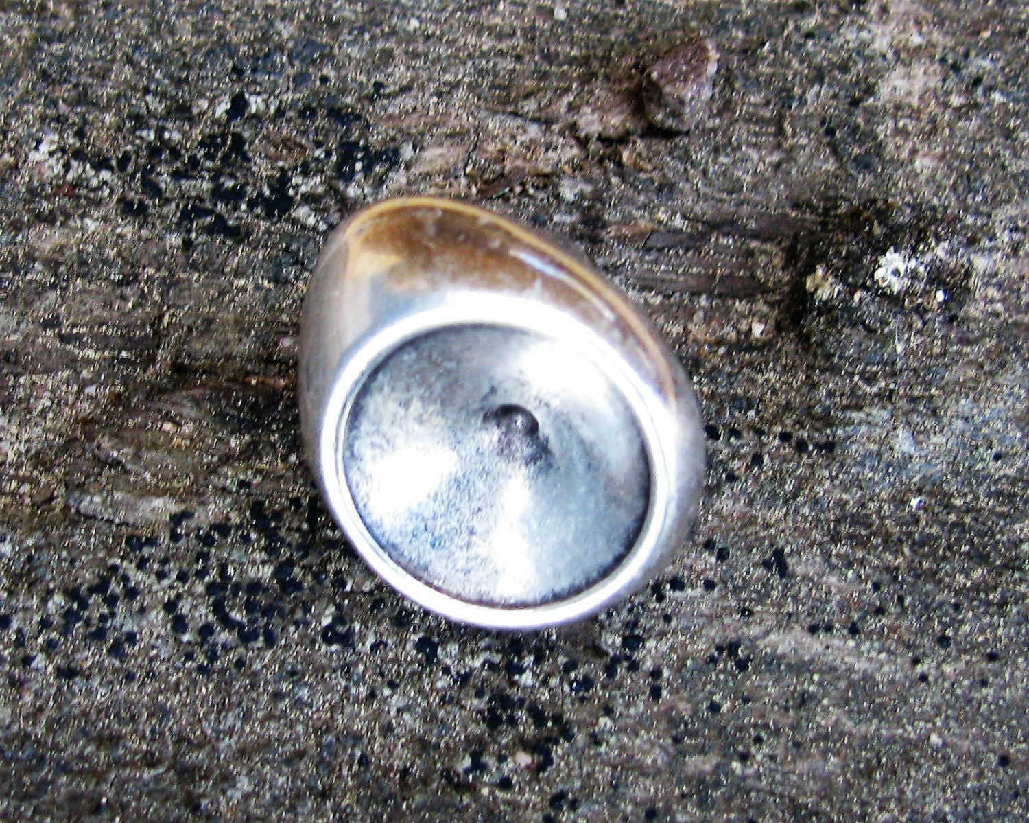 Lås silverfärgat - Runda band och Rivoli 12mm 1styck Grekisk Metall