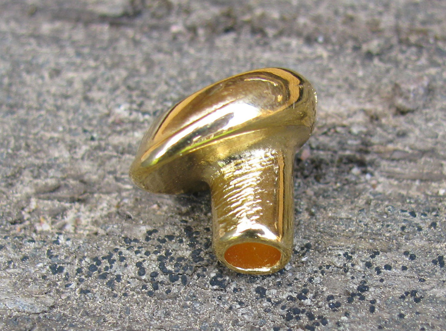 Guldfärgat Lås - Runda Band och Rivoli 12mm 1 Styck Grekisk Metall