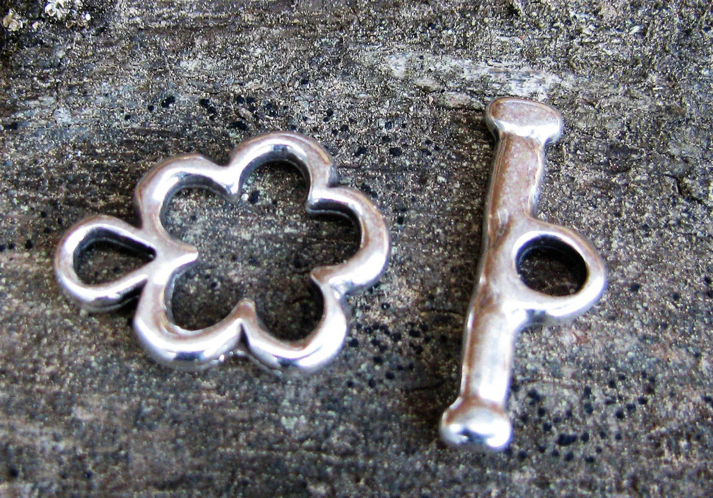 Stavlås Silverfärgat - Blomma 1 set Grekisk Metall