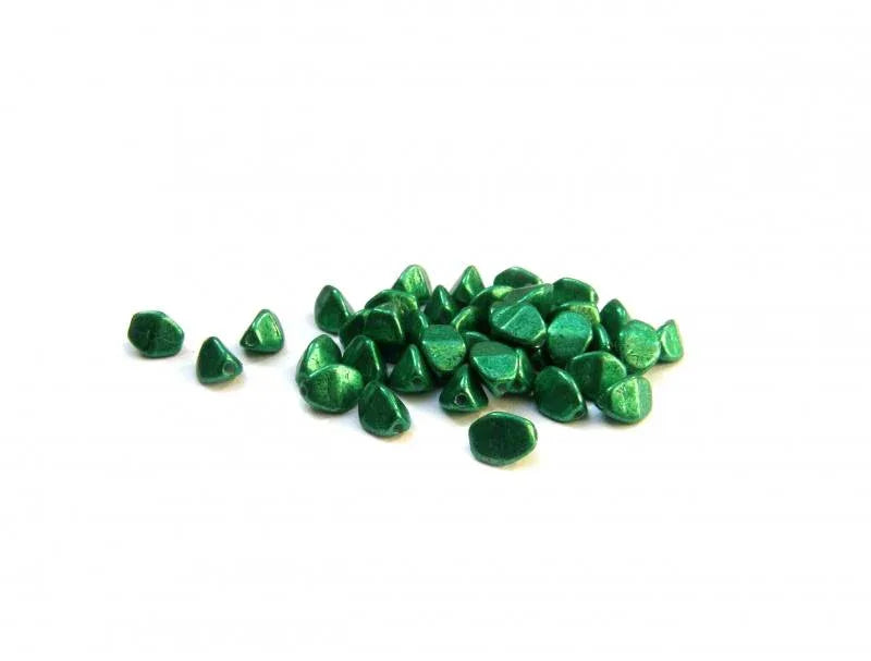 Pinch Bead - Metallic Green (40044) 5mm, 50 pack Hilmas Pyssel