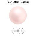 Preciosa Pearl Round - Maxima Rosaline 4 mm, 50- pack