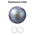 Preciosa Pearl Round - Maxima Pearlescent Violet 8 mm, 1 strand