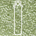 Miyuki Delica - Sparkling Peridot lined crystal 8/0, 6,8 gram Miyuki
