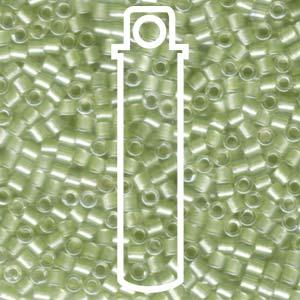 Miyuki Delica - Sparkling Peridot lined crystal 8/0, 6,8 gram Miyuki