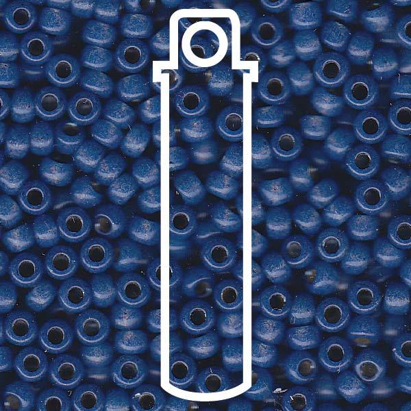 Miyuki Seed Beads - Dyed Dark Sky Blue S/L Alabaster 6/0 Miyuki