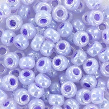 Miyuki Seed Beads - Lilac Ceylon 6/0, 10 gram Miyuki