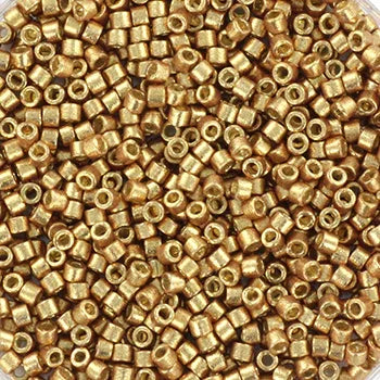 Miyuki Delica - Duracoat Galvanized Champagne 11/0, 5 gram Miyuki