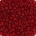 Miyuki seed beads - Matt Transparent Ruby 8/0, 10 gram Miyuki