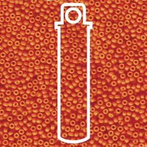 Miyuki seed beads - Special Dyed Harvest Orange 11/0, 24 gram Miyuki