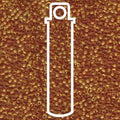 Miyuki seed beads - Semi Matte Peach Lined LT Amber 11/0, 24 gram Miyuki