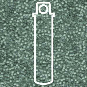 Miyuki Seed Beads - Semi Matte Slate Blue Lined Grey 11/0, 24 gram Miyuki