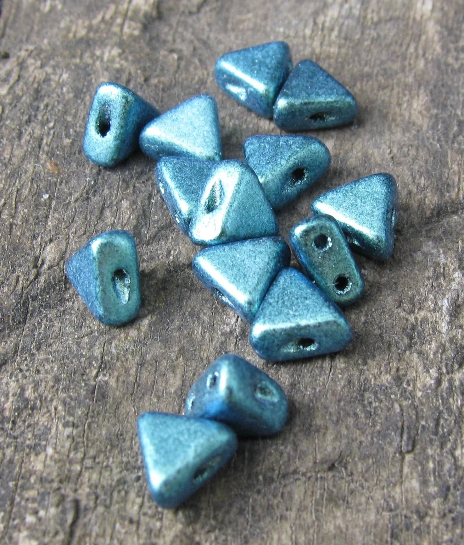 Kheops® Par Puca® - Metallic Matte Green Turquoise, 10 gram Les perles par Puca® - Paris