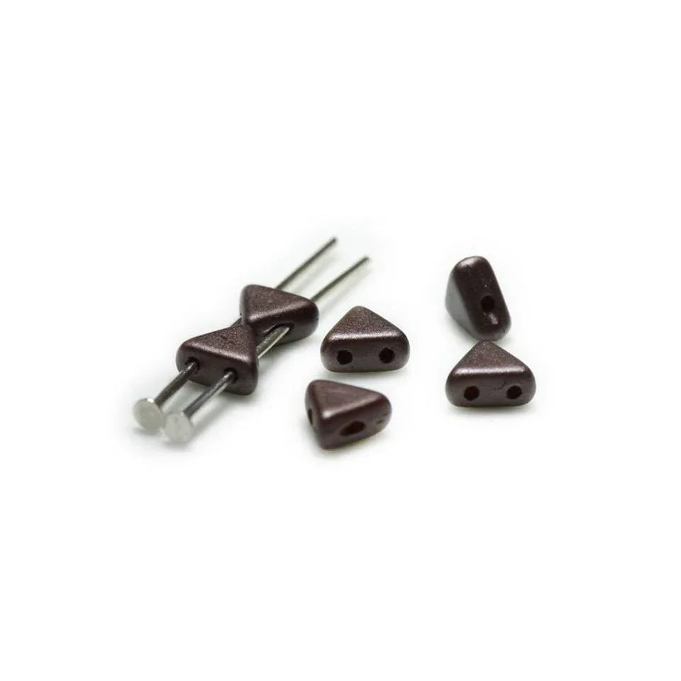 Kheops® Par Puca® - Pastel Dark Brown / Bronze, 10 gram Les perles par Puca® - Paris