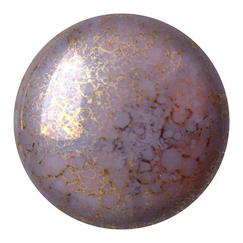 Cabochon par Puca® - Opaque Amethyst Bronze 18 mm, 1 styck Les perles par Puca® - Paris