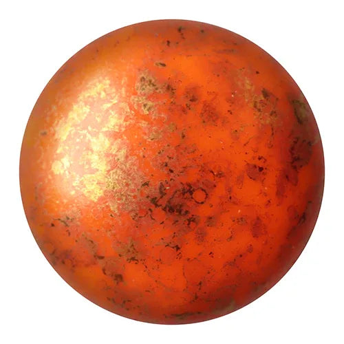 Cabochon par Puca® - Opaque Hyacinth Bronze 18 mm, 1 styck Les perles par Puca® - Paris