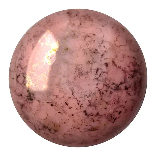 Cabochon par Puca® - Opaque Rose Bronze 18 mm, 1 styck Les perles par Puca® - Paris