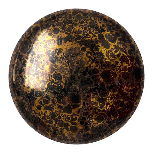 Cabochon par Puca® - Jet Bronze 25 mm, 1 styck Les perles par Puca® - Paris