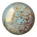 Cabochon par Puca® - Opaque Aqua Bronze 25 mm, 1 styck Les perles par Puca® - Paris