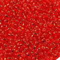 Miyuki Seed Beads - Silverlined Red 11/0, 10 gram Miyuki