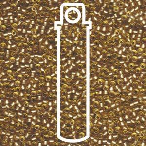 Miyuki Seed Beads - Semi-Matt Silver Lined Light Topaz 11/0, 24 gram Miyuki