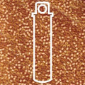 Miyuki Seed Beads - Semi-Matt LT Peach Lined Amber 11/0, 24 Gram Miyuki