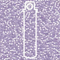 Miyuki Seed Beads - Semi-Matt Lilac Lined Crystal 11/0, 24 Gram Miyuki