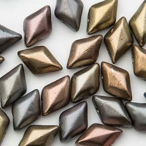 Matubo Gemduo - Crystal Grey Rainbow 8x5mm, 10 gram Matubo