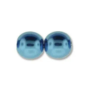 Tjeckiska vaxade glaspärlor - Persian Blue 3mm, 1 sträng Hilmas Pyssel