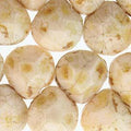 Briolette - Honey Drizzle 9x10mm, 1 sträng Hilmas Pyssel