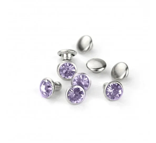 Nitar ImpressArt - Czech Crystal Snap Rivets, Round- Alexandrite (5st) ImpressArt