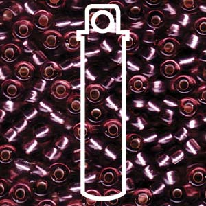 Miyuki Seed Beads - S/L Smoky Amethyst 5/0 E-beads, 20 gram Miyuki