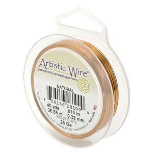 Artistic Wire 22 Ga - Natural 1 rulle - Hilmas Pyssel