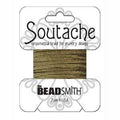 Soutache band - Metallic Matte Guld 3 yards Beadsmith