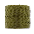 S- Lon bead cord - Golden Olive, 1 rulle Hilmas Pyssel