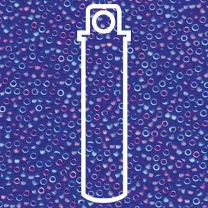 Miyuki Seed Beads - Matte Transparent Sapphire AB 11/0, 24 gram Miyuki