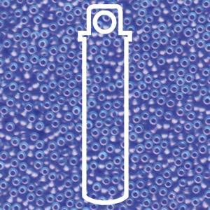 Miyuki Seed Beads - Semi-Matte Transparent Sapphire AB 11/0, 24 gram Miyuki