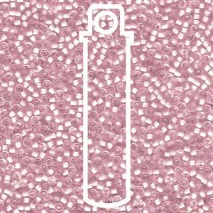 Miyuki Seed Beads - Semi-Matte Pale Pink Lined Crystal 11/0, 24 gram Miyuki